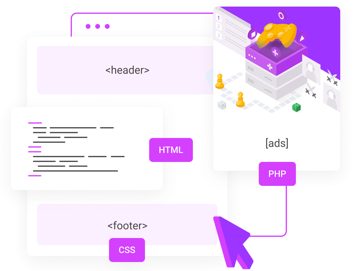 WordPress Hosting - Easy custom code snippets